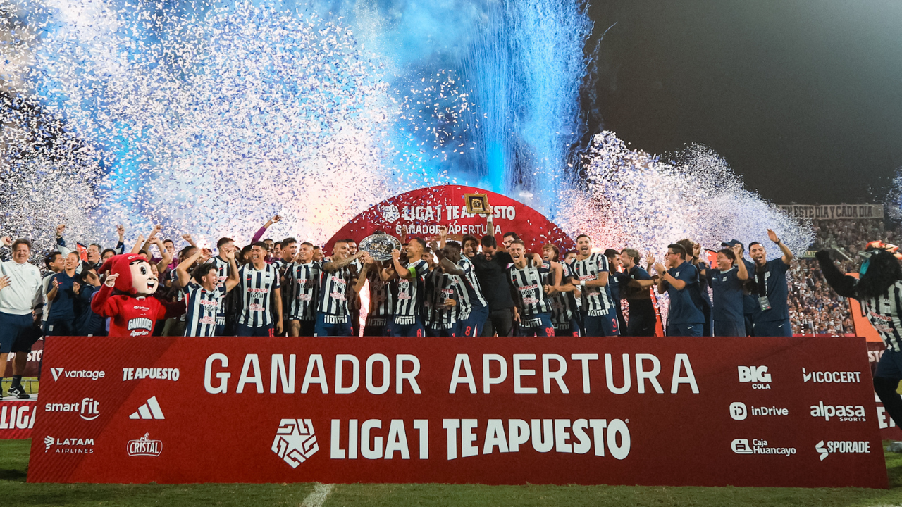 Alianza Lima es el ganador de la Liga1 Te Apuesto Apertura