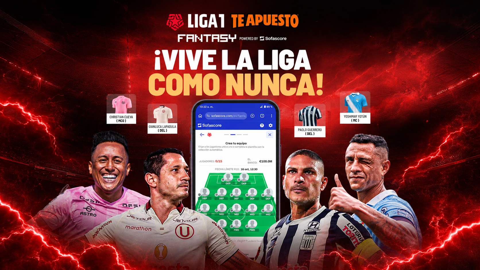La Liga1 Te Apuesto presenta su Fantasy oficial junto a Sofascore y L1MAX